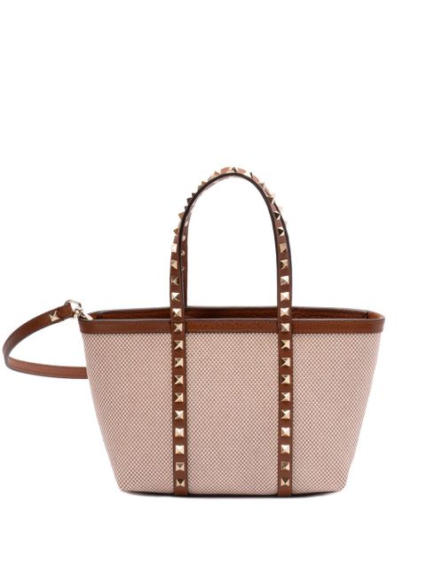 Valentino Garavani check-pattern tote bag - Brown - zdjęcie produktu nr 1