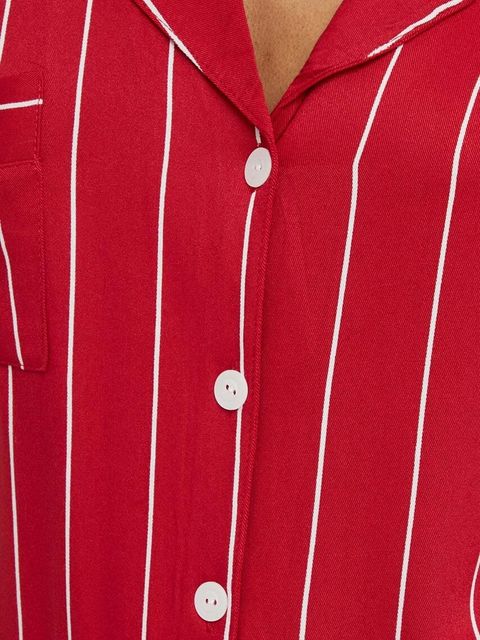 Answear Lab piżama damska kolor czerwony