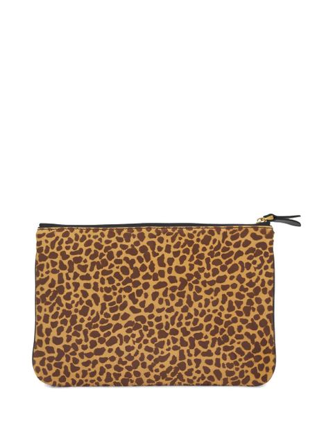 Valentino Garavani animal-print clutch bag - Brown - zdjęcie produktu nr 2