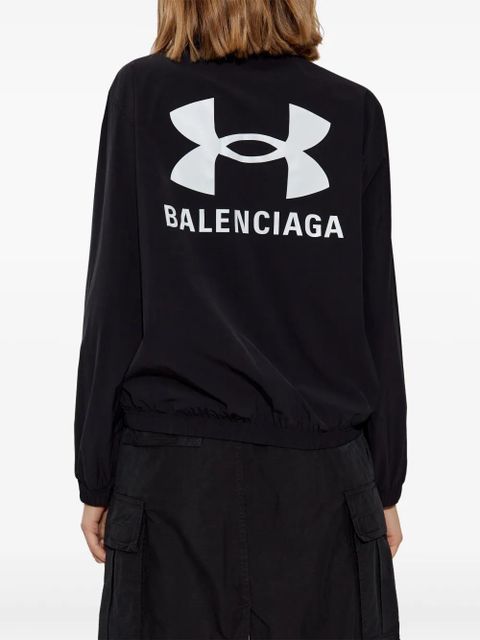 Balenciaga logo-print jacket - Black - zdjęcie produktu nr 2