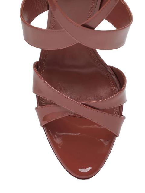 Paris Texas Lidia crossover-strap sandals - Brown