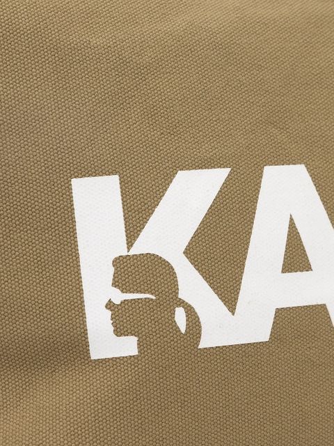 Karl Lagerfeld torebka bawełniana K/ESSENTIAL kolor zielony B1W50050