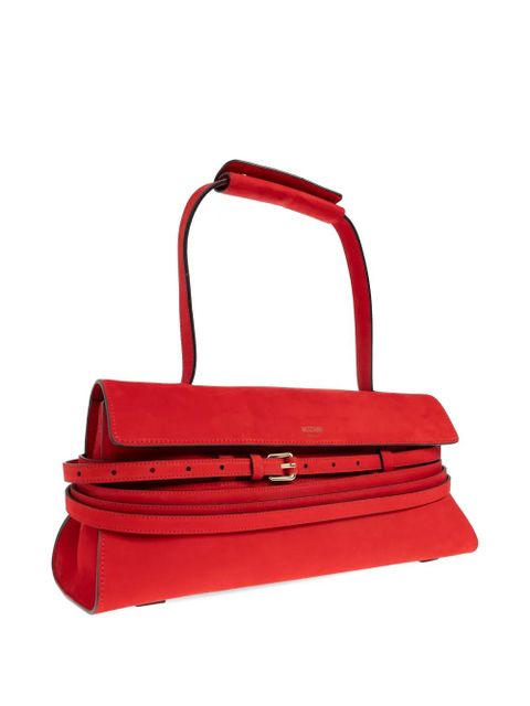 Moschino Tie Me buckle-strap tote bag - Red
