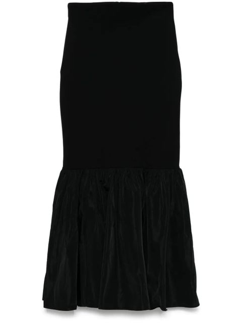 STAUD Hawthorne midi skirt - Black - zdjęcie produktu nr 1