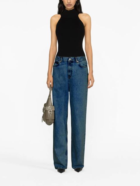 WARDROBE.NYC low-rise straight-leg jeans - Blue - zdjęcie produktu nr 2