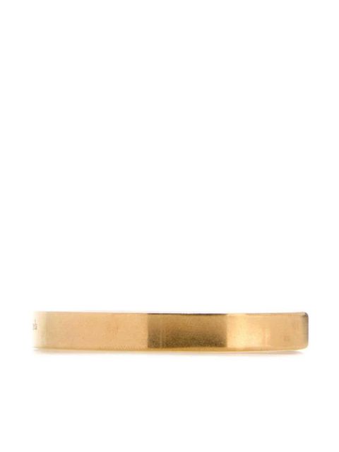 Maison Margiela logo-engraved cuff bracelet - Gold - zdjęcie produktu nr 2