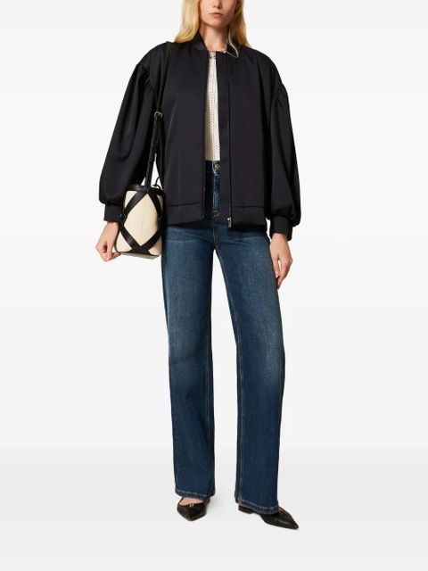 TWINSET five-pocket wide-leg jeans - Blue - zdjęcie produktu nr 2