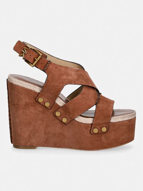MICHAEL Michael Kors sandały zamszowe Raven Wedge Sandal - zdjęcie produktu nr 1