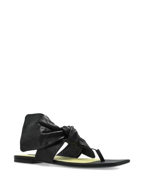 Givenchy Boudoir knotted leather sandals - Black - zdjęcie produktu nr 2