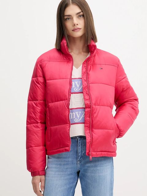 Tommy Jeans kurtka kolor różowy zimowa DW0DW21619 - zdjęcie produktu nr 1