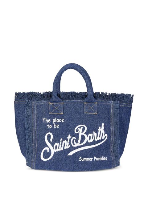MC2 Saint Barth Colette frayed tote-bag - Blue - zdjęcie produktu nr 1