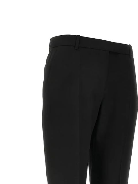 Alexander McQueen concealed-fastening belt-loop trousers - Black - zdjęcie produktu nr 2