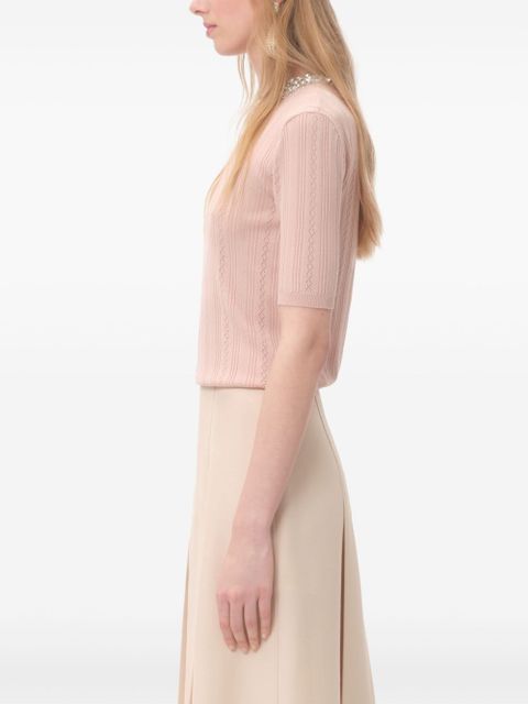 Valentino Garavani embroidered T-shirt - Pink