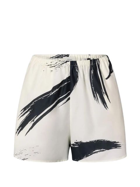 LouLou de Saison Nilo elasticated printed shorts - Neutrals - zdjęcie produktu nr 1
