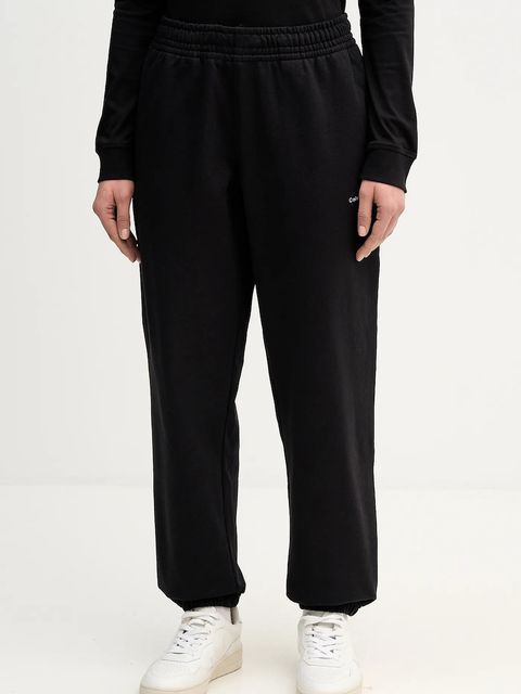 Calvin Klein Jeans spodnie dresowe damskie kolor czarny z nadrukiem LV047E826G - zdjęcie produktu nr 1