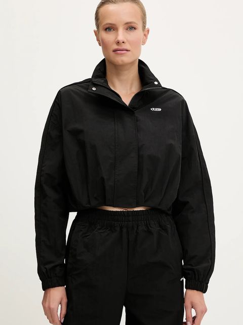 Guess kurtka NINA kolor czarny przejściowa oversize V5YL00 WHCH2 - zdjęcie produktu nr 2