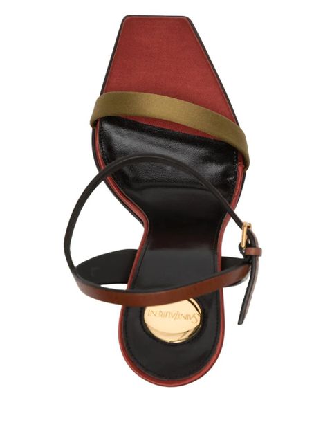 Saint Laurent 110mm Lydia sandals - Brown