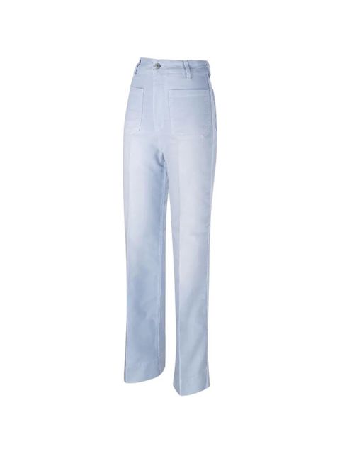 Victoria Beckham patch-pocket jeans - Blue