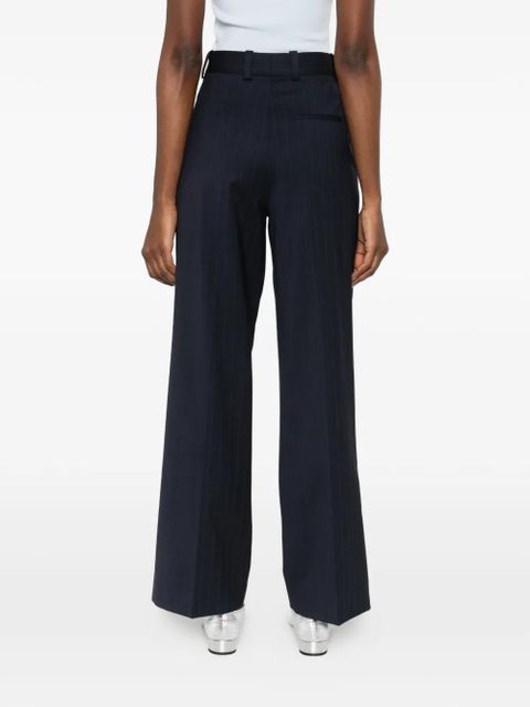 Maje pinstripe trousers - Blue