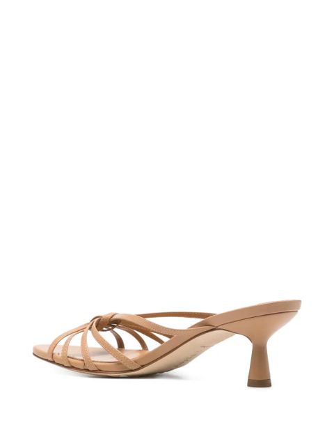 Aeyde Abby knotted strap sandals - Neutrals