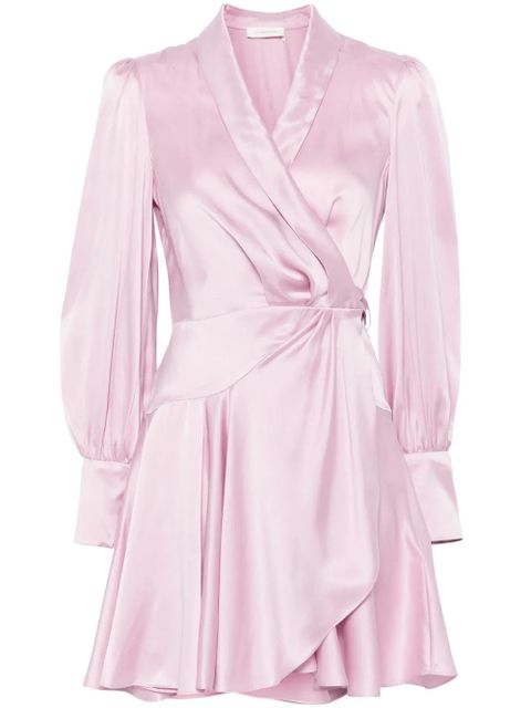 ZIMMERMANN silk wrap mini dress - Pink - zdjęcie produktu nr 1