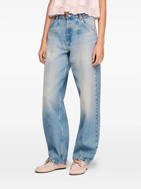 SANDRO wide leg jeans - Blue