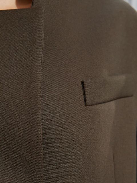 The Attico single-breasted blazer - Brown