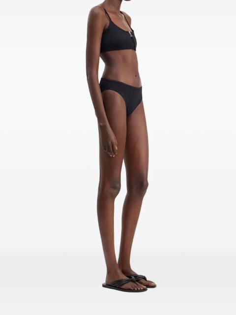 LouLou de Saison Olga mid-rise bikini bottom - Black