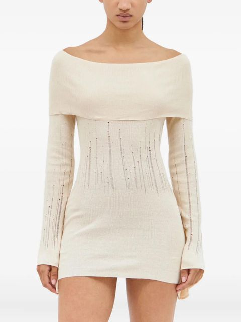 Aya Muse Deva mini dress - Neutrals - zdjęcie produktu nr 1