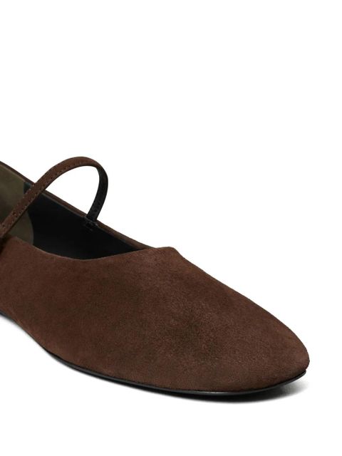 Tory Burch suede ballet flats - Brown