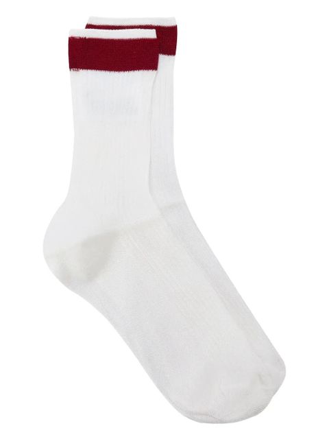 Valentino Garavani knitted socks - White - zdjęcie produktu nr 1