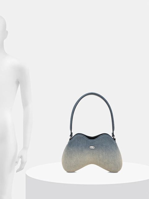 Diesel torebka PLAY DOUBLE-D kolor niebieski X10327.P5499