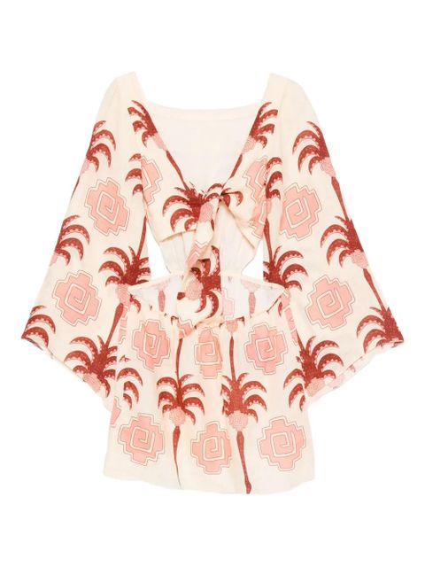 Johanna Ortiz After Wave mini dress - Neutrals