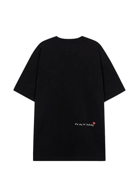 Marge Sherwood x Peanuts lettering-print T-shirt - Black - zdjęcie produktu nr 2