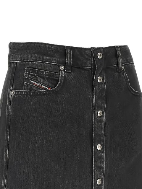 Diesel buttoned denim skirt - Black - zdjęcie produktu nr 2