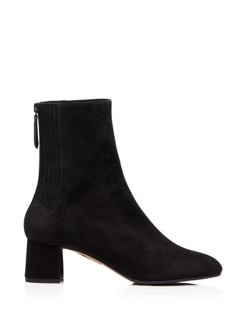Aquazzura Saint Honore suede ankle boots - Black - zdjęcie produktu nr 1