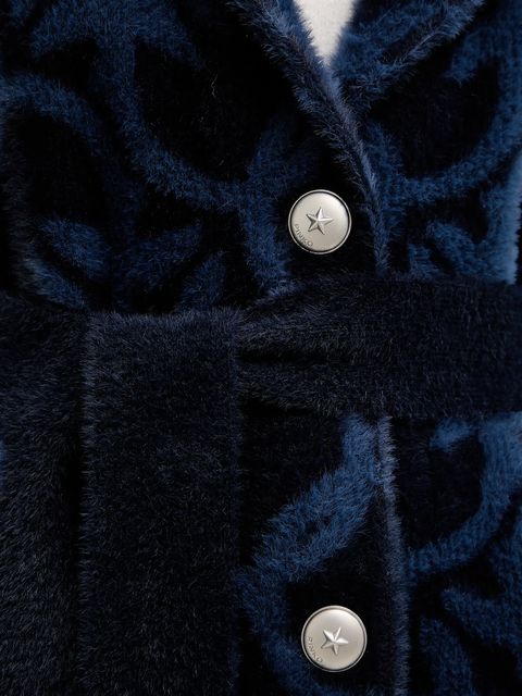 Pinko płaszcz kolor granatowy 105415 A2WY