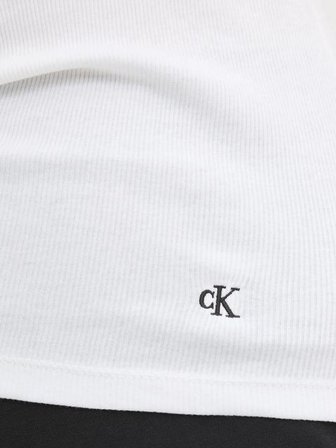 Calvin Klein Underwear top bawełniany 3-pack kolor szary LV00QS7493