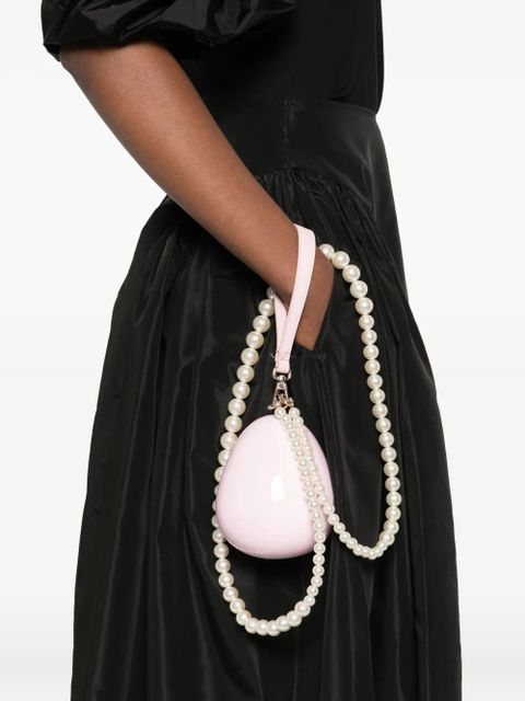 Simone Rocha pleated-details midi skirt - Black