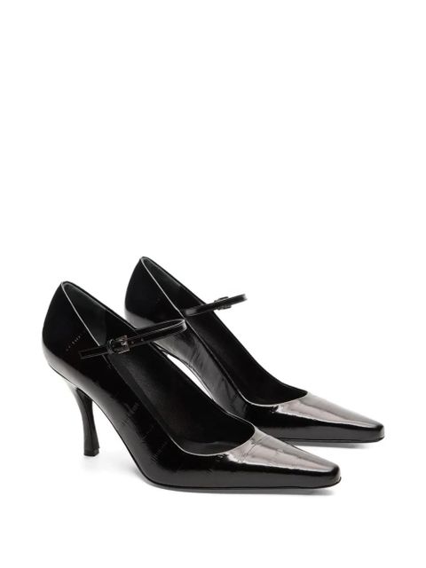 LouLou de Saison 85mm Dolores pointed-toe pumps - Black
