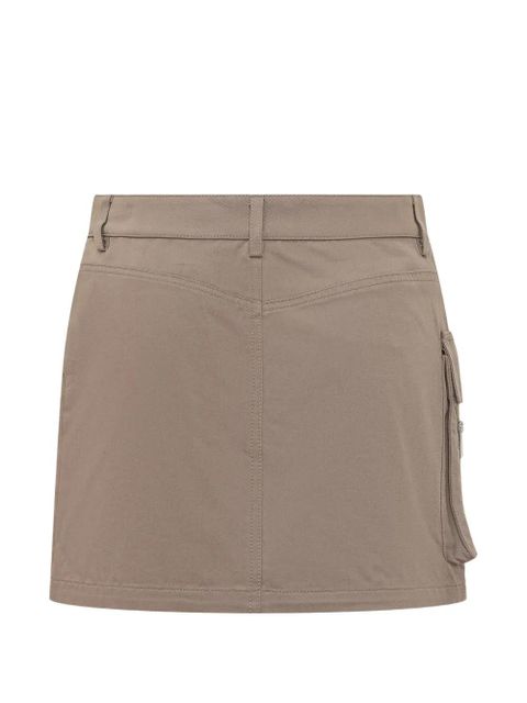 Off-White pocket mini skirt - Neutrals - zdjęcie produktu nr 2