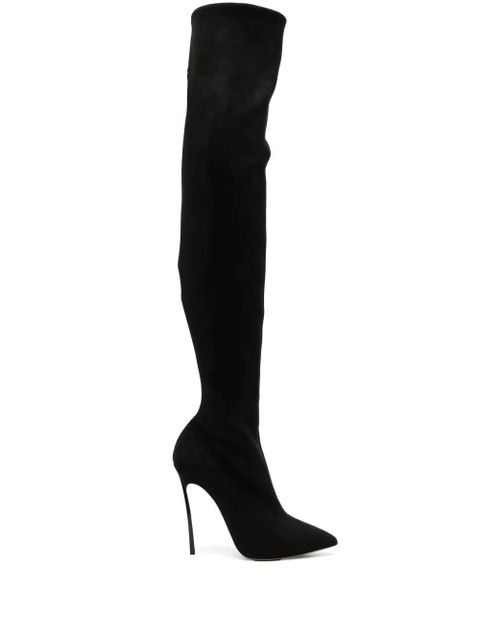 Casadei 100mm Julia boots - Black - zdjęcie produktu nr 1