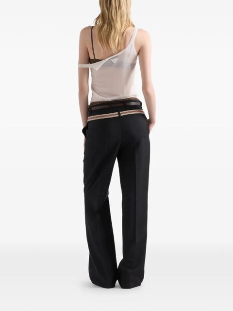 Prada kid mohair pants - Black