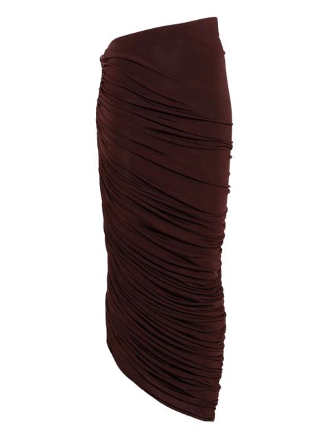 Magda Butrym asymmetric maxi skirt - Red - zdjęcie produktu nr 1