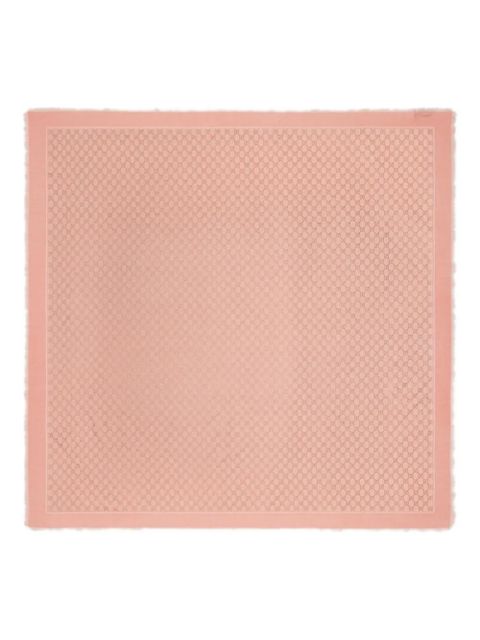 Gucci logo-print fringed scarf - Pink - zdjęcie produktu nr 2
