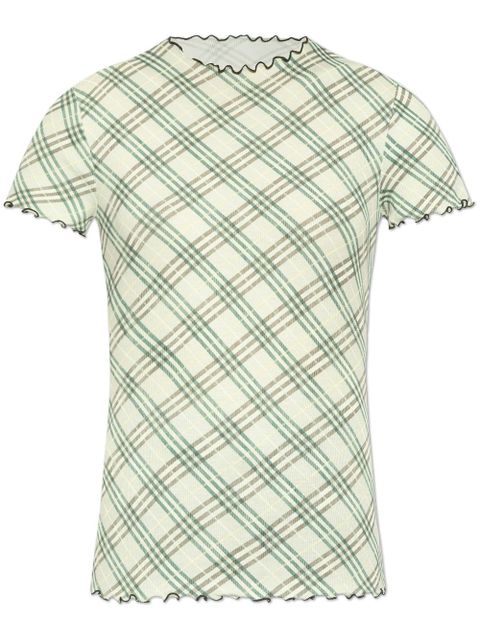 Burberry Vintage Check T-shirt - Green - zdjęcie produktu nr 1