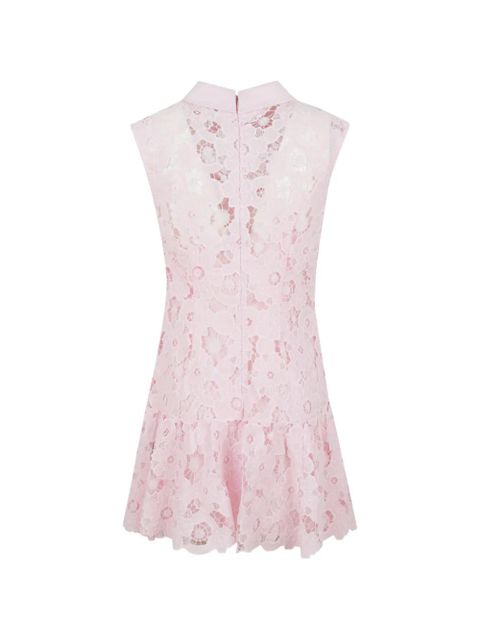 Self-Portrait lace mini dress - Pink - zdjęcie produktu nr 2