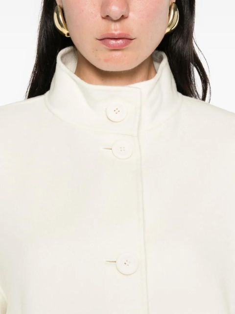 Max Mara short-sleeve button jacket - White
