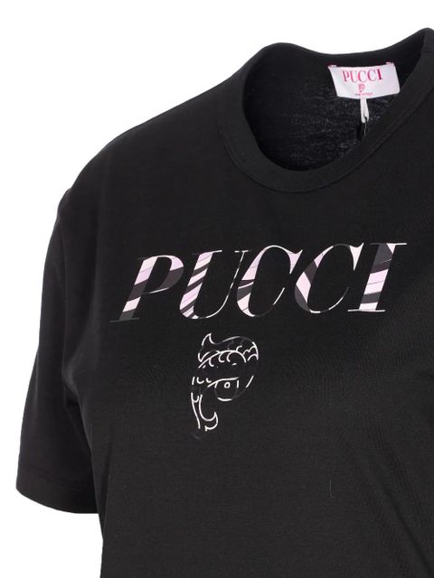 PUCCI logo graphic T-shirt - Black