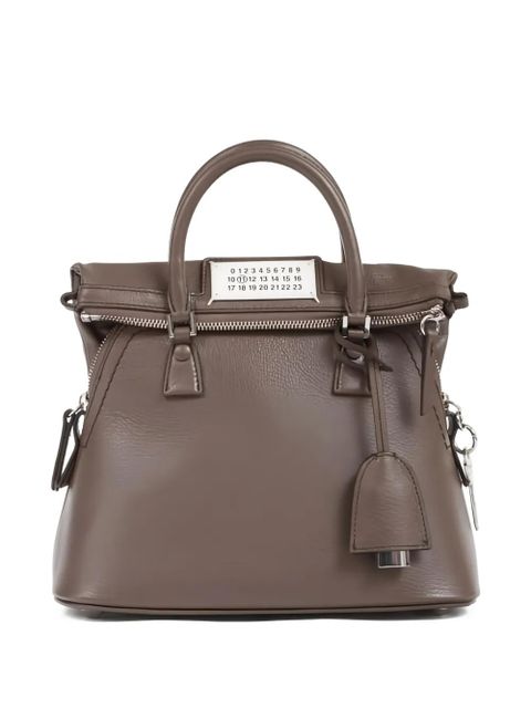 Maison Margiela mini 5AC Classique leather tote bag - Brown - zdjęcie produktu nr 1